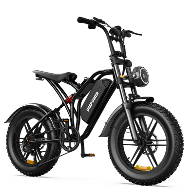 Deepower® S20 1500W Full Suspension Electric Bike for Off-Road & City – deepower Deepower® S20 1500W Full Suspension Electric Bike for Off-Road & City – deepower
