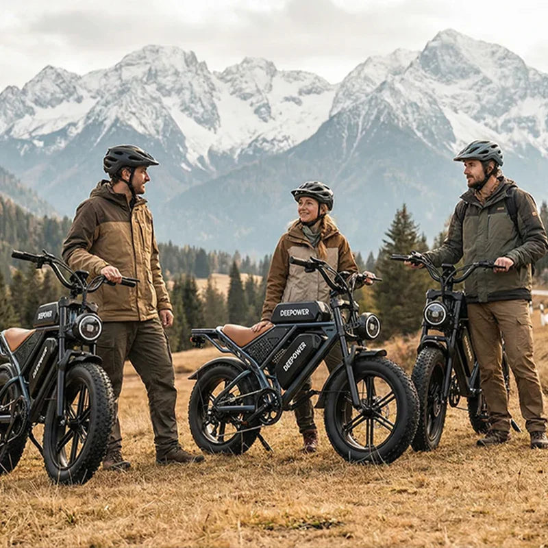 Deepower QS7 High-Performance Electric Bike (20Ah - 60Ah Options)